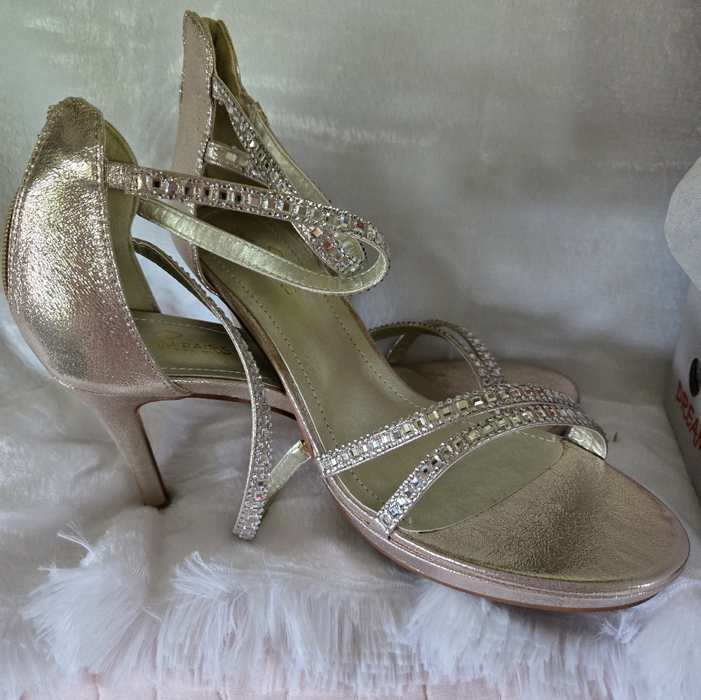 Rhinestone Stiletto Sandals